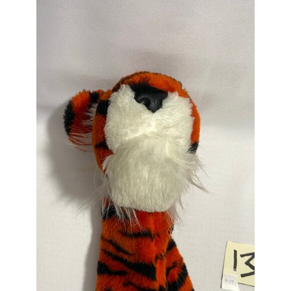 Toys By Daphine Tiger Puppet 11" Plush Puppet Made In USA Or Golf Club cover - Picture 8 of 11